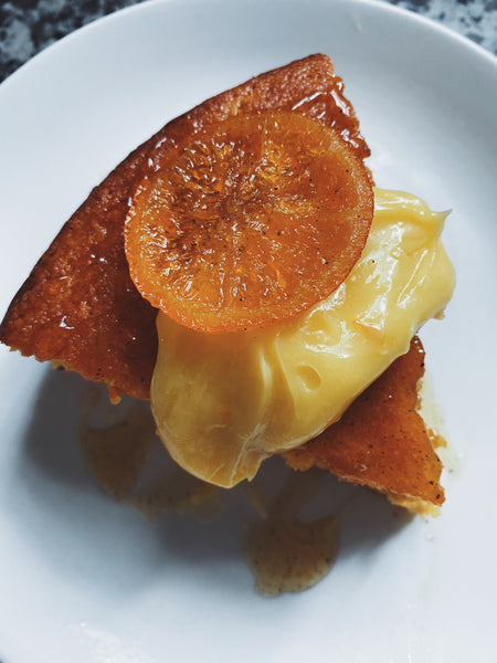 Clementine Cake and Curd
